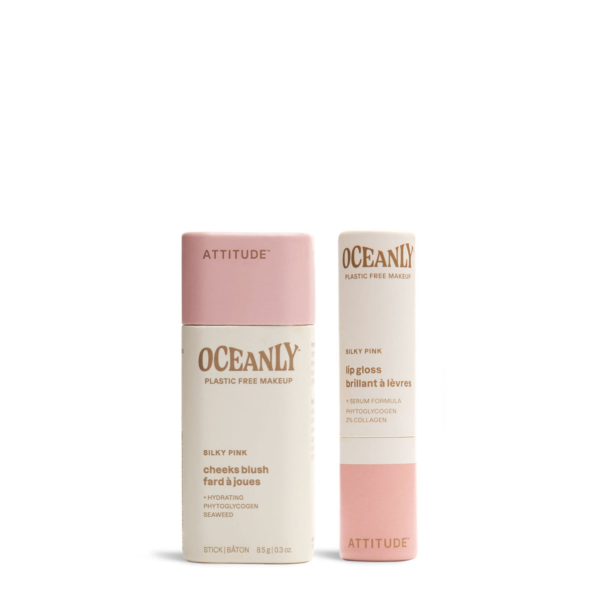 Blush & Lip Gloss - Duo Silky Pink